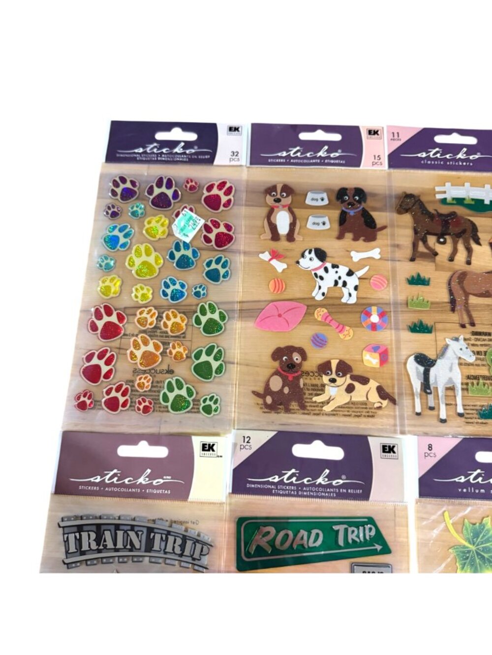 EK Sticko Sticker Lot Animals Sports Travel Education Horses Dog Fall Graduation - Picture 5 of 8